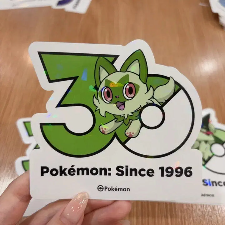 [BUNJANG] Nao Haa Narote Mascarana Pokemon 30th Anniversary Sticker / 나오하 나로테 마스카나 포켓몬 30주년 기념 스티커
