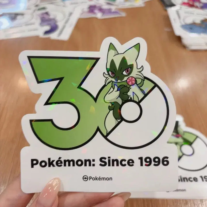 [BUNJANG] Nao Haa Narote Mascarana Pokemon 30th Anniversary Sticker / 나오하 나로테 마스카나 포켓몬 30주년 기념 스티커