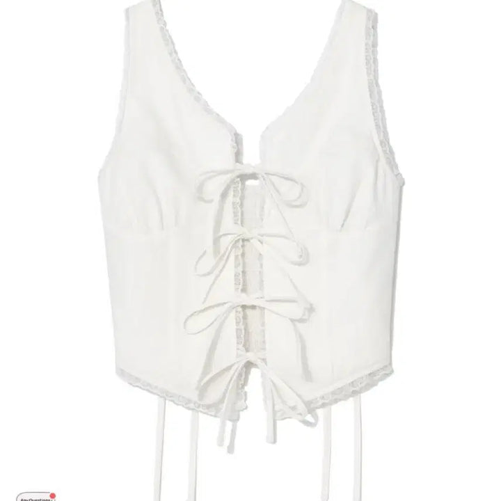 [BUNJANG] Glony Garden Sleeveless Top White M / 베몬 아사 착용) 글로니 가든 슬리브리스 탑 화이트 M