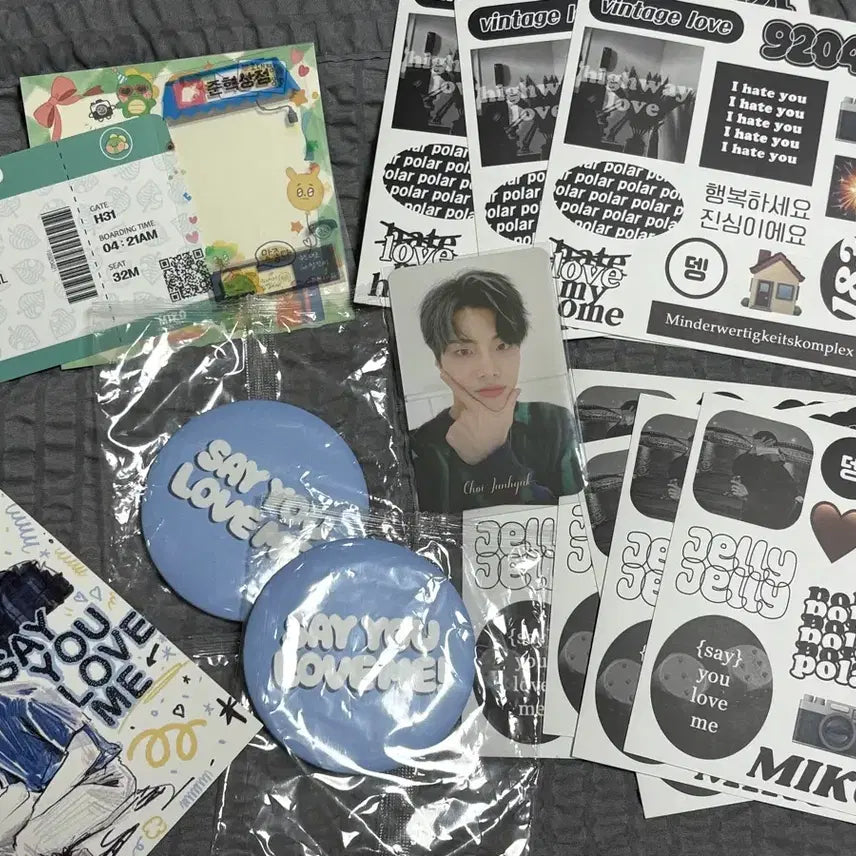 [BUNJANG] Hotshot Junhyuk Polaroid Photocard Lucky Draw Bundle Set / 핫샷 최준혁 준혁 폴라 포토카드 포카 생카 특전 럭드 일괄