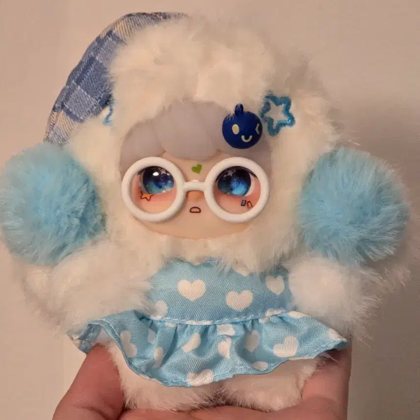[BUNJANG] Lokiki Sweets Blue and White Plush / 로키키 스위티 (로키키달콤)