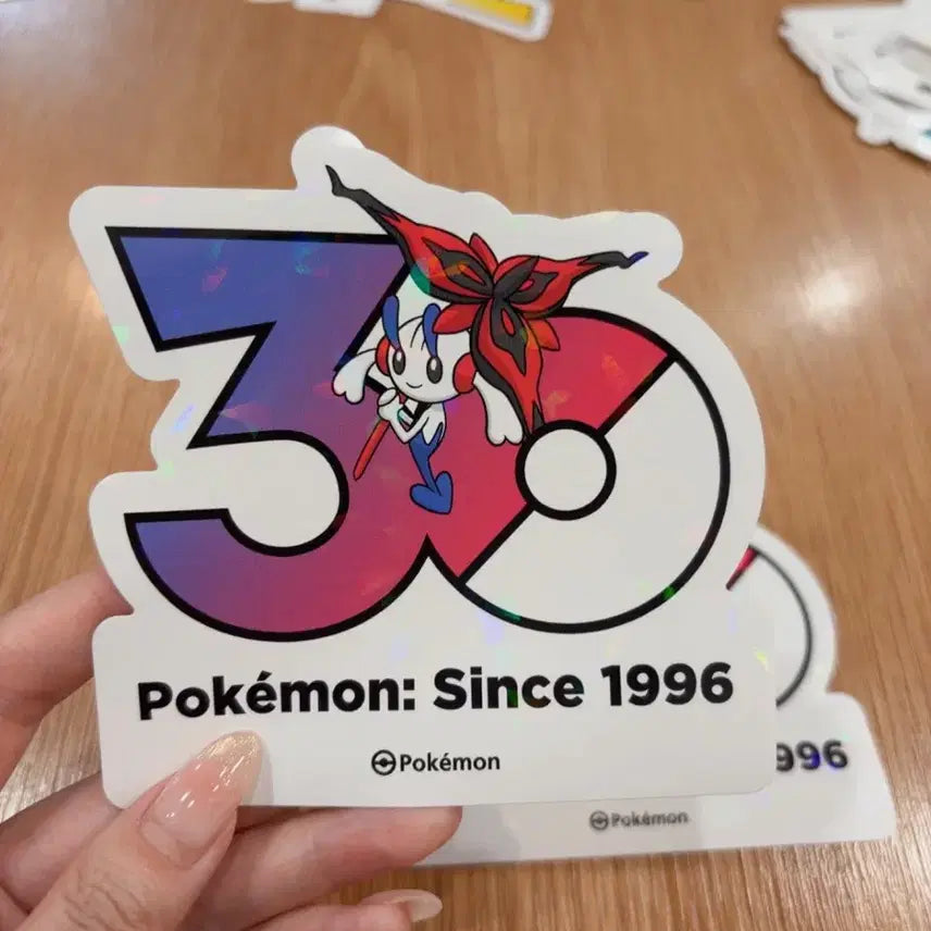 [BUNJANG] Eternity Flower Plaette Pokemon 30th Anniversary Sticker / 영원의꽃 플라엣테 포켓몬 30주년 기념 스티커
