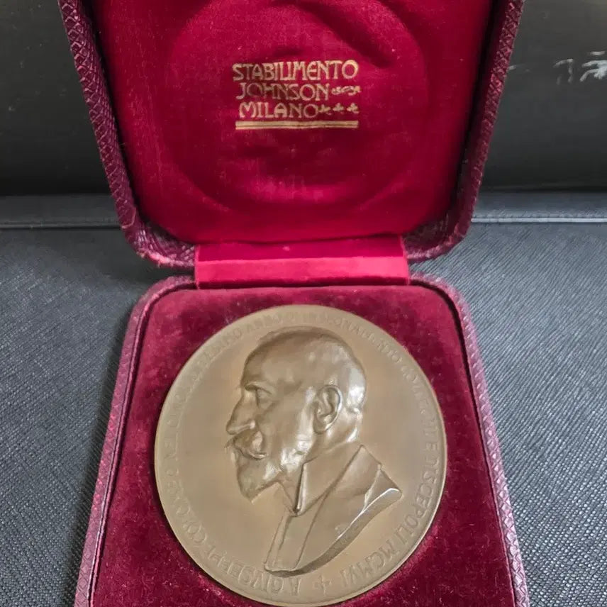 [BUNJANG] Giuseppe Colombo Commemorative Large Medal (1906) / 1906년 이태리 주세페 콜롬보 기념 대형 메달