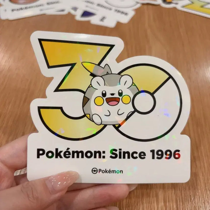 [BUNJANG] Pokemon 30th Anniversary Togedemaru Hologram Sticker / 토게데마루 포켓몬 30주년 기념 스티커