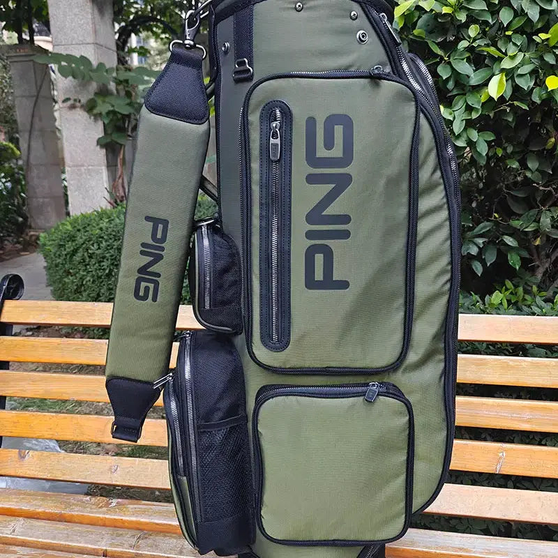 [BUNJANG] Waterproof Pro Caddy Bag (Green) / 골프백 방수 프로 캐디백 (녹색)