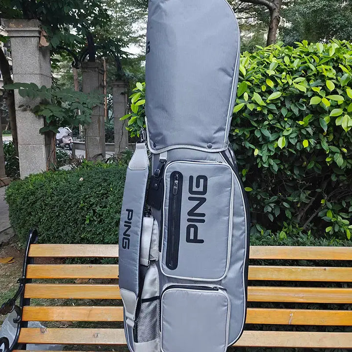 [BUNJANG] Waterproof Pro Caddy Bag (Gray) / 골프백 방수 프로 캐디백 (그레이)