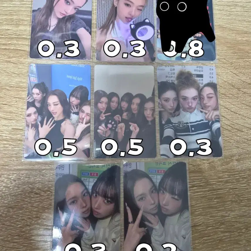 [BUNJANG] Meowvv Ella Photocard Bundle Set (Burning Up, Support Stick, TBL Unit) / 미야오 엘라 포카 양도(meovv, 특전, 버닝업, 응원봉,tbl 유닛)