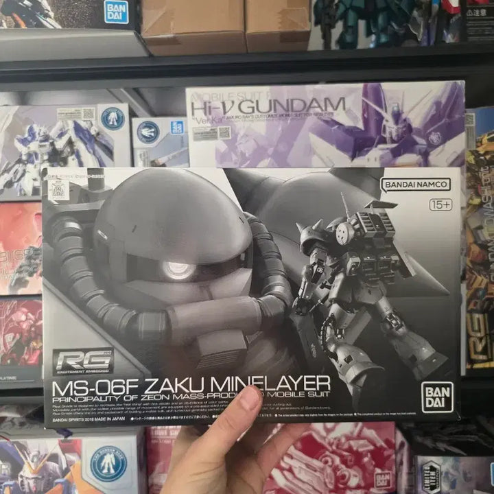 [BUNJANG] Bandai Spirits RG 1/144 MS-06F Zaku Mine Layer Gundam Plastic Model / RG MS-06F 자쿠 마인레이어 건담 프라모델