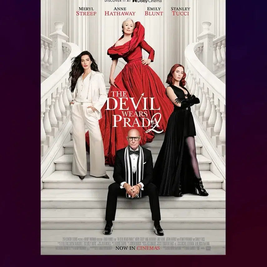 [BUNJANG] The Devil Wears Prada Dolby Cinema Poster A3 / 악마는 프라다를 입는다 돌비 시네마 포스터 A3 굿즈특전영화메가박스