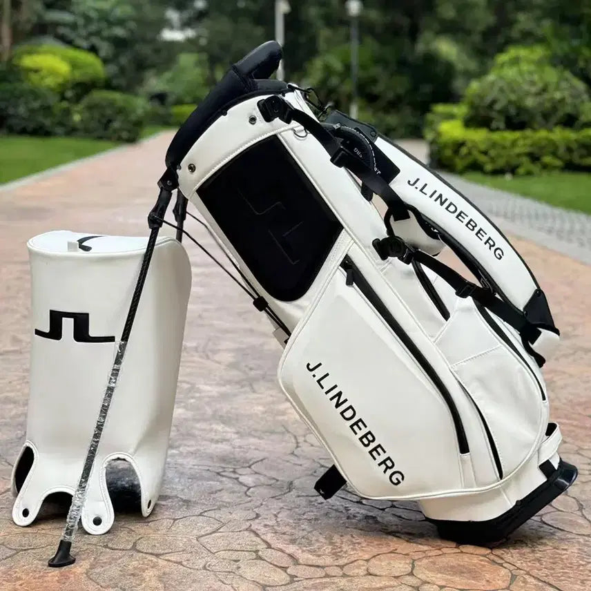 [BUNJANG] New Carbon Fiber Ultra-Light Stand Golf Bag (White) / 골프백 신상 탄소섬유 초경량 스탠드백(화이트)