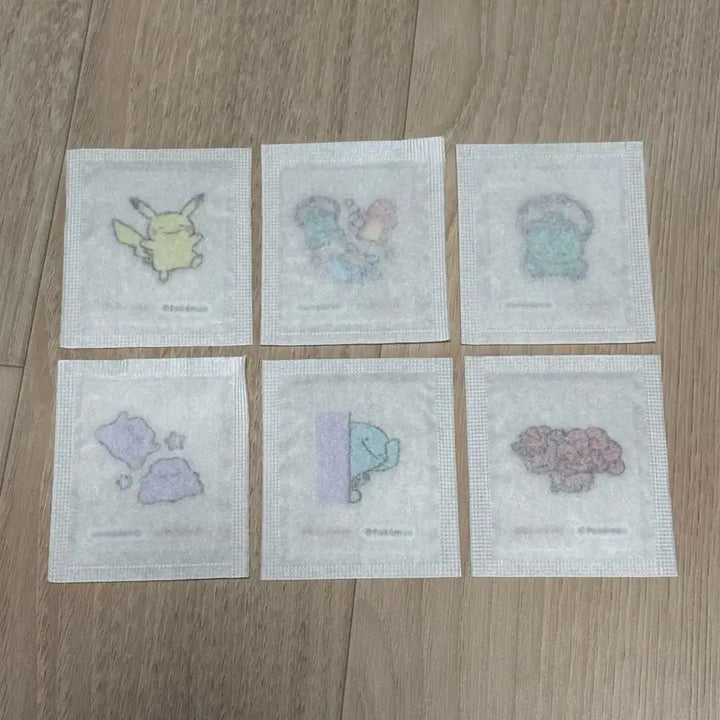 [BUNJANG] Colorgram Pokemon Sticker Pack / 올리브영 포켓몬 컬러그램 띠부실 6장