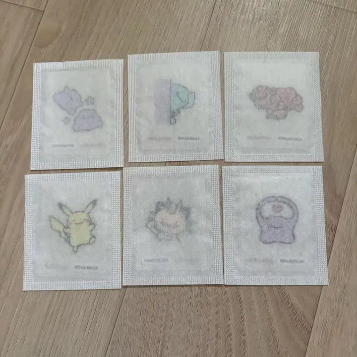 [BUNJANG] Colorgram Pokemon Sticker Pack / 올리브영 포켓몬 컬러그램 띠부실 6장