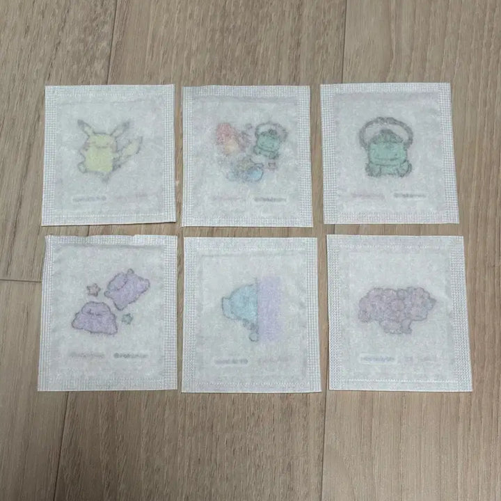 [BUNJANG] Colorgram Pokemon Sticker Pack / 올리브영 포켓몬 컬러그램 띠부실 6장