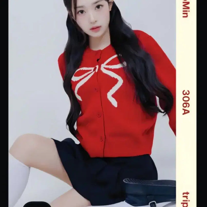 [BUNJANG] TripleS Soomin Kim Soomin Polo Knit Object E306 / 트리플에스 수민 김수민 폴로니트 오브젝트 E306