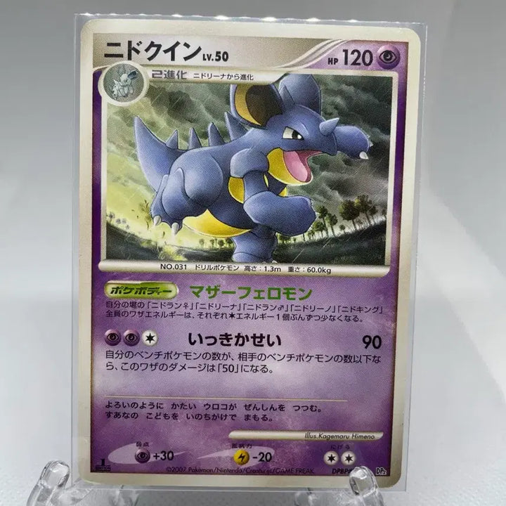[BUNJANG] Pokemon Card Nidoking LV.50 Japanese First Edition Classic Card / 포켓몬카드 니드퀸LV.50 일판 퍼스트에디션 1st 고전카드