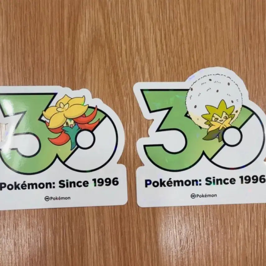 [BUNJANG] Comoca Pokemon 30th Anniversary Sticker Set / 꼬모카 백솜모카 세트 포켓몬 30주년 기념 스티커