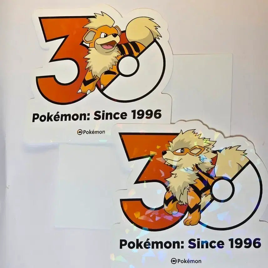 [BUNJANG] Pokemon 30th Anniversary Gardie Windy Sticker Set / 포켓몬 30주년 스티커 가디 윈디