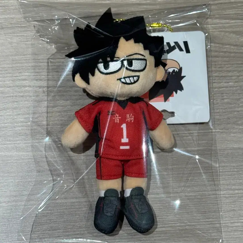 [BUNJANG] Haikyuu!! Tetsuro Kuroo Jirori Plush Keychain / 새상품)하이큐 지로리 인형 쿠로오 테츠로 키링 키체인 누이