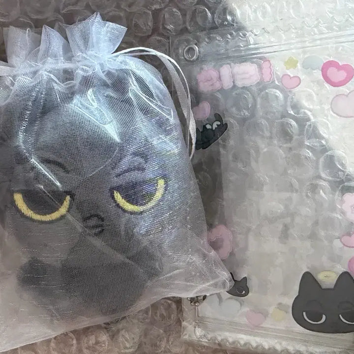 [BUNJANG] ALADDINDRIVE1 RIO Lily Cat Plush Doll &amp; Photocard Holder Set / 알라드라이브원 알디원 ald1 리오 비공굿 인형 리리냥, 포카 홀더 판매