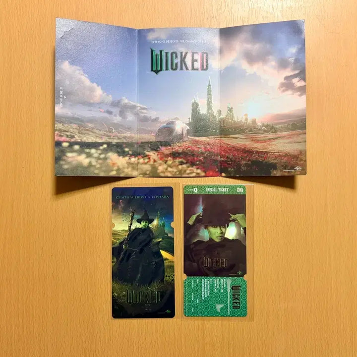 [BUNJANG] Wicked Special Ticket + Welcome Kit Envelope / <위키드1> 스페셜티켓+윌컴키트봉투