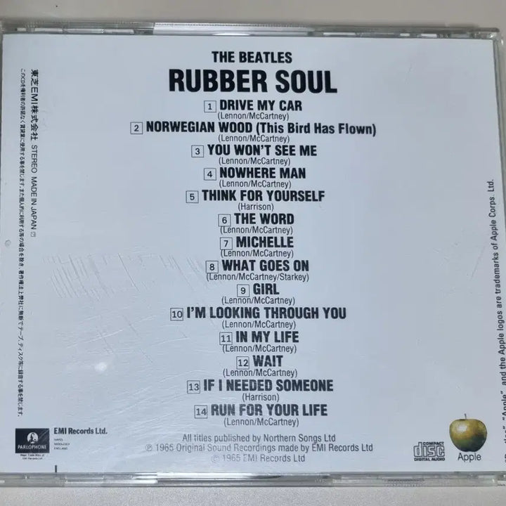 [BUNJANG] The Beatles Rubber Soul Unsealed CD / 비틀즈 Rubber soul (개봉 CD)