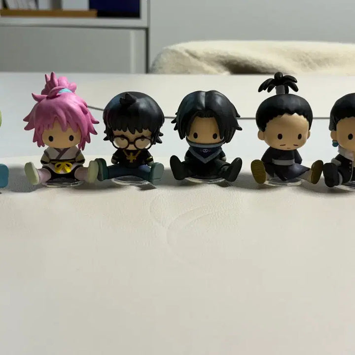 [BUNJANG] Hunter x Hunter Puc-Puc Phantom Troupe Figures Bundle Set (Opened) / 헌터헌터 페타돌 피규어 환영여단편 개봉품 일괄판매