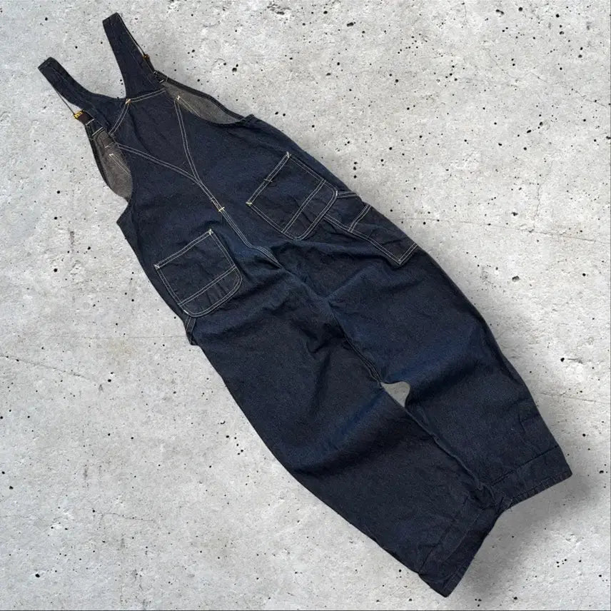 [BUNJANG] Carhartt R08 Denim Overall Pants Navy Size 30 / [30] 칼하트 R08 DNM 네이비 데님 오버롤 팬츠 E39