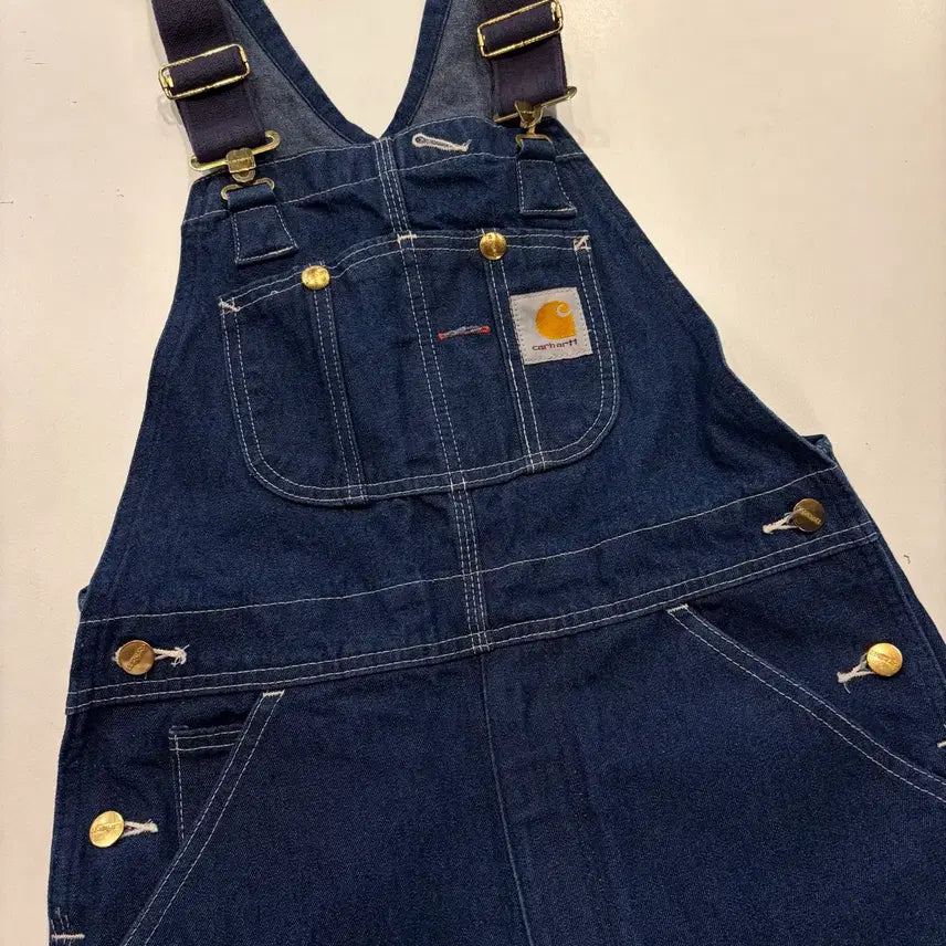 [BUNJANG] Carhartt R08 Denim Overall Pants Navy Size 30 / [30] 칼하트 R08 DNM 네이비 데님 오버롤 팬츠 E39