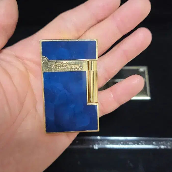 [BUNJANG] S.T. Dupont Atelier 1953 Blue Lacquer Limited Edition Lighter / S.T듀퐁 아뜰리에 1953 블루 옻칠금장 한정판(50급쳐)