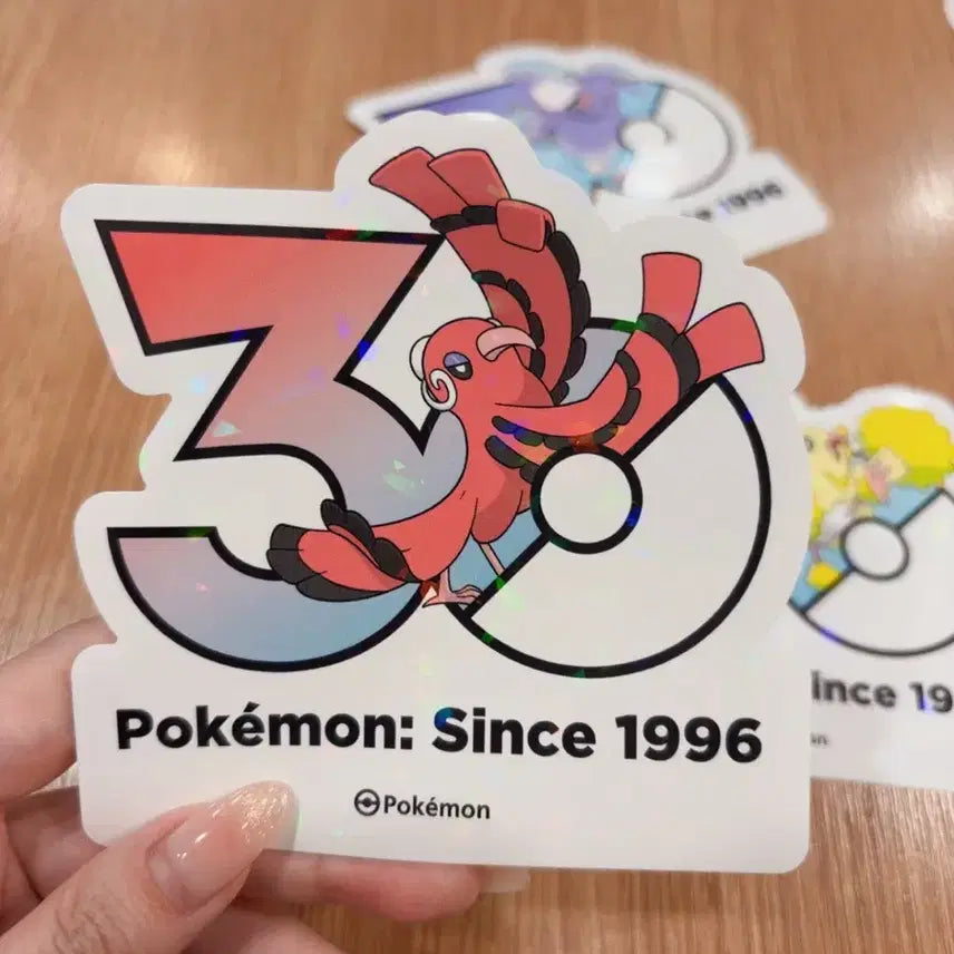 [BUNJANG] Pokemon 30th Anniversary Sticker Set (4 Types) / 춤추새 4종세트 포켓몬 30주년 기념 스티커