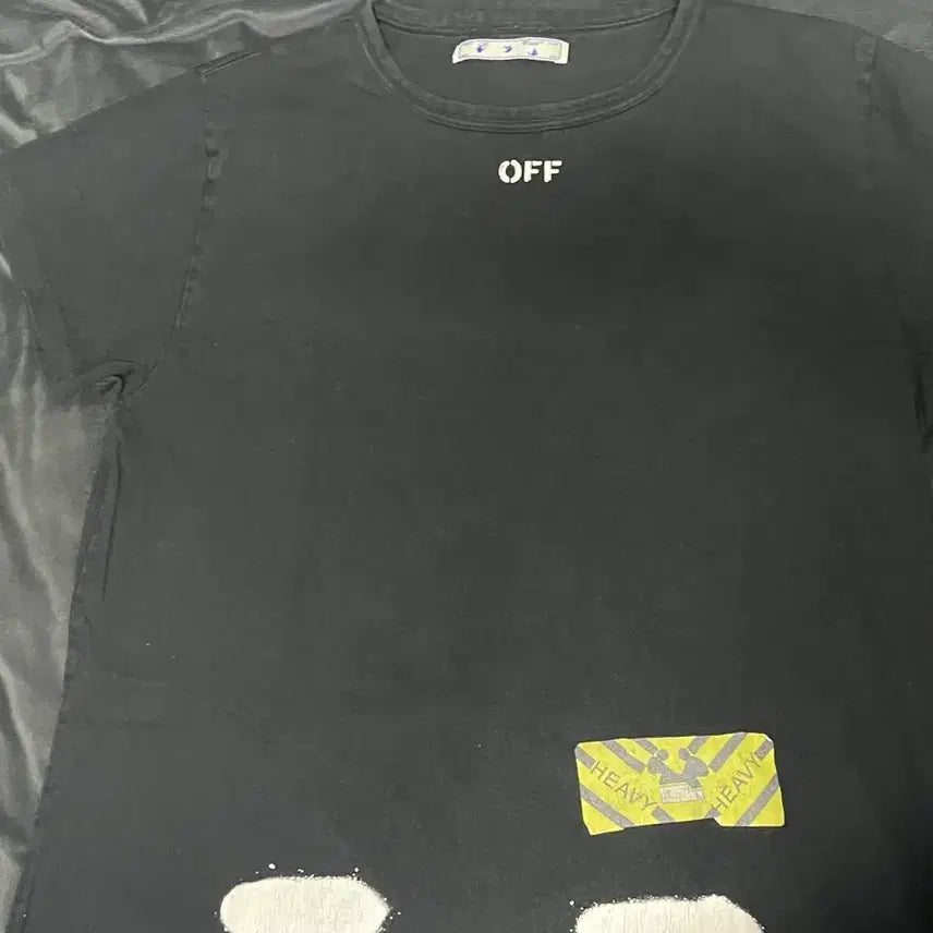 [BUNJANG] Off-White Black Short Sleeve T-Shirt XL / [정품]오프화이트 블랙 반팔티 XL