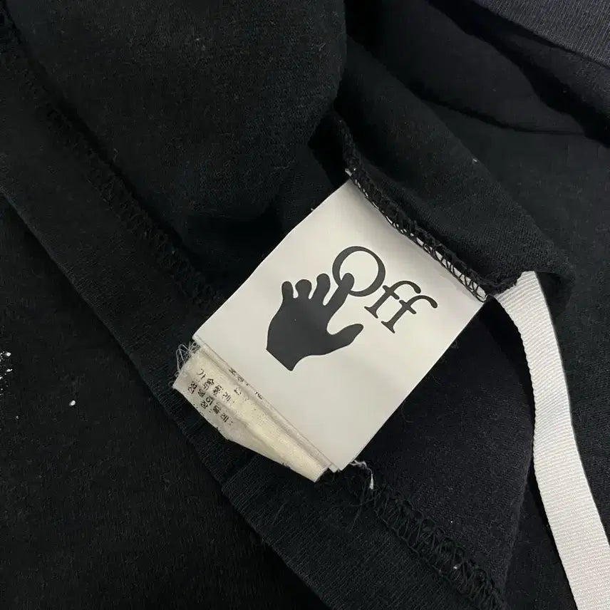 [BUNJANG] Off-White Black Short Sleeve T-Shirt XL / [정품]오프화이트 블랙 반팔티 XL