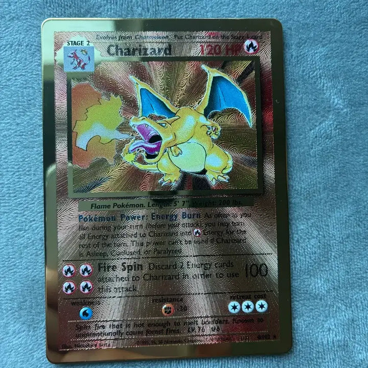 [BUNJANG] Pokemon 25th Anniversary Ultra Premium Collection Metal Charizard Card / 포켓몬 25주년 울트라 프리미엄컬렉션 메탈 리자몽