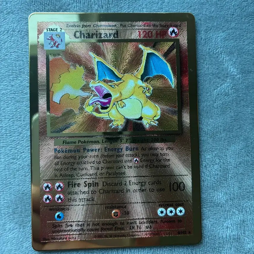 [BUNJANG] Pokemon 25th Anniversary Ultra Premium Collection Metal Charizard Card / 포켓몬 25주년 울트라 프리미엄컬렉션 메탈 리자몽