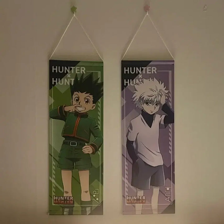 [BUNJANG] Hunter x Hunter Gon &amp; Killua Tapestry Bundle Set / (일괄) 헌터헌터 곤 키르아 태피스트리