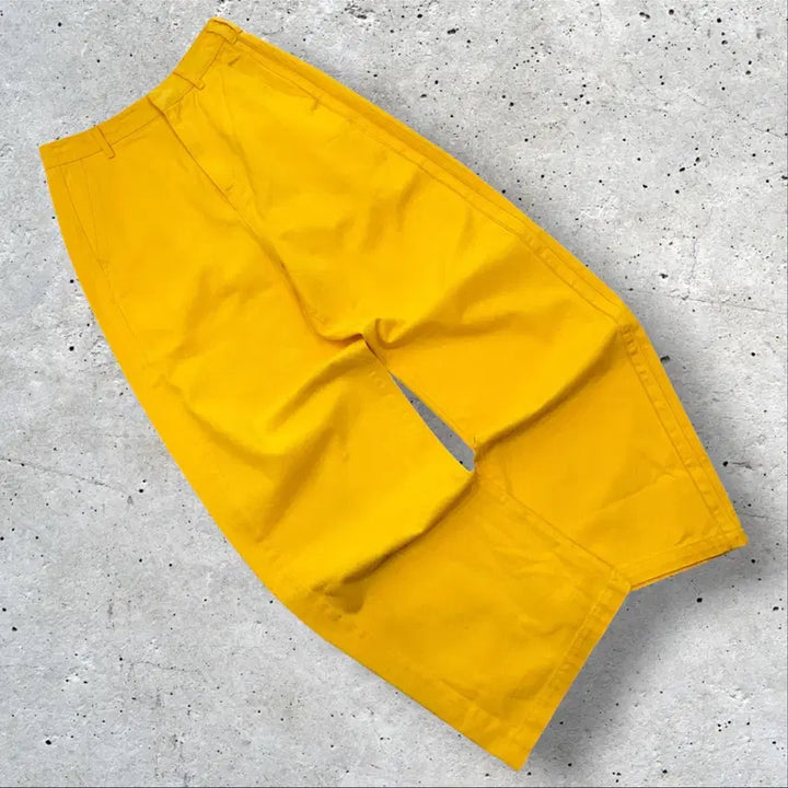 [BUNJANG] Adidas X Ksenia Schnaider Yellow Cotton Pants Size 27 / [27] 아디다스 크세니아슈나이더 옐로우 면바지 코튼 팬츠 E43