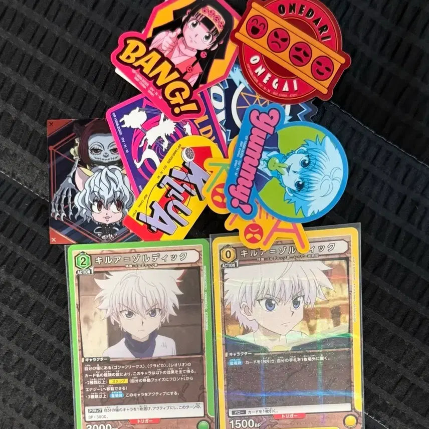 [BUNJANG] Hunter x Hunter Card &amp; Sticker Bundle Set / 헌터x헌터 카드 &amp; 스티커 일괄