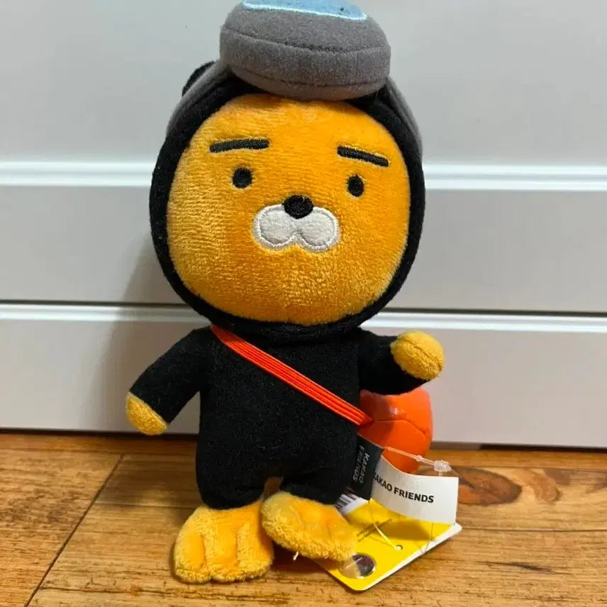 [BUNJANG] Kakao Friends Jeju Exclusive Diver Ryan Keyring Doll / [제주한정/단종] 카카오프렌즈 해녀 라이언 키링 인형