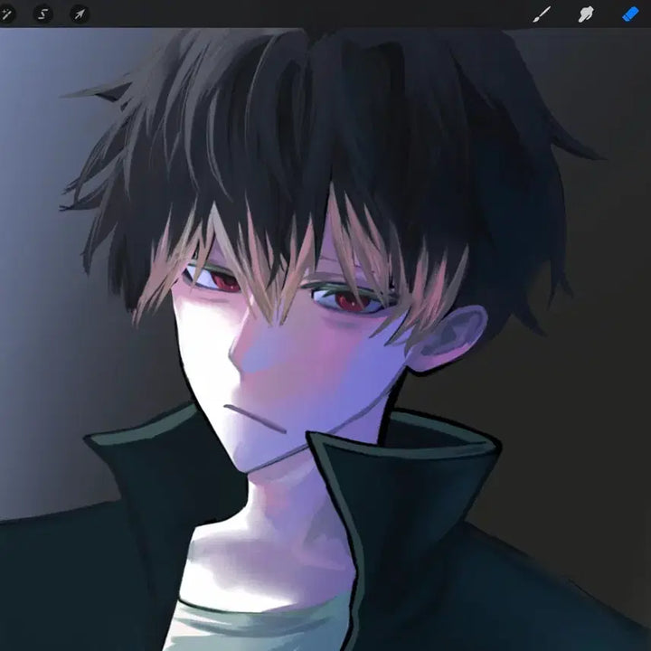 [BUNJANG] Custom Character Portrait Commission (Headshot) / 샘플가로 선착 할인))남캐,여캐 채색 그림 커미션