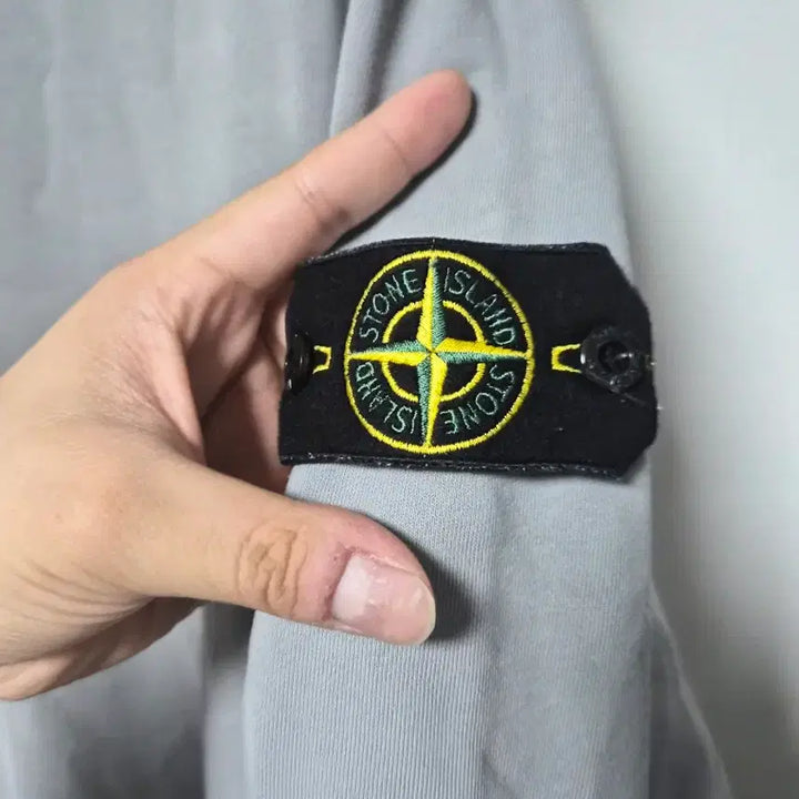 [BUNJANG] Stone Island Sweatshirt Bluish-Grey XL / 스톤아일랜드 맨투맨 블루그레이