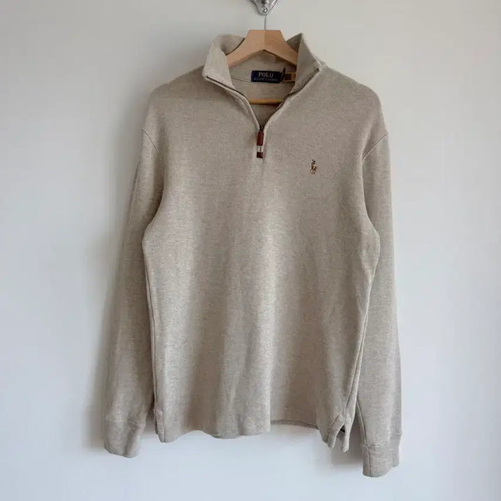 [BUNJANG] Polo Ralph Lauren Half-Zip Sweater Cotton QR Authenticated / 폴로 랄프로렌(Polo Ralph Lauren) 하프집업(큐알 인증)