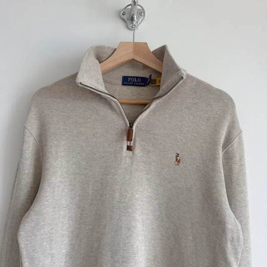 [BUNJANG] Polo Ralph Lauren Half-Zip Sweater Cotton QR Authenticated / 폴로 랄프로렌(Polo Ralph Lauren) 하프집업(큐알 인증)