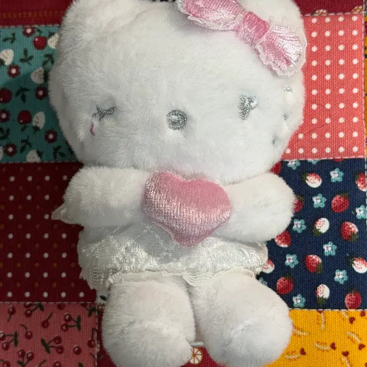 [BUNJANG] Filimili Angel Kitty Plush Keychain / 필리밀리 천사 키티 인형 키링