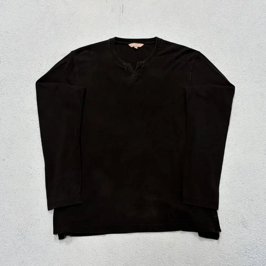 [BUNJANG] Beanpole Black Long Sleeve T-Shirt Size 100 / 100) 빈폴 블랙 긴팔 티셔츠
