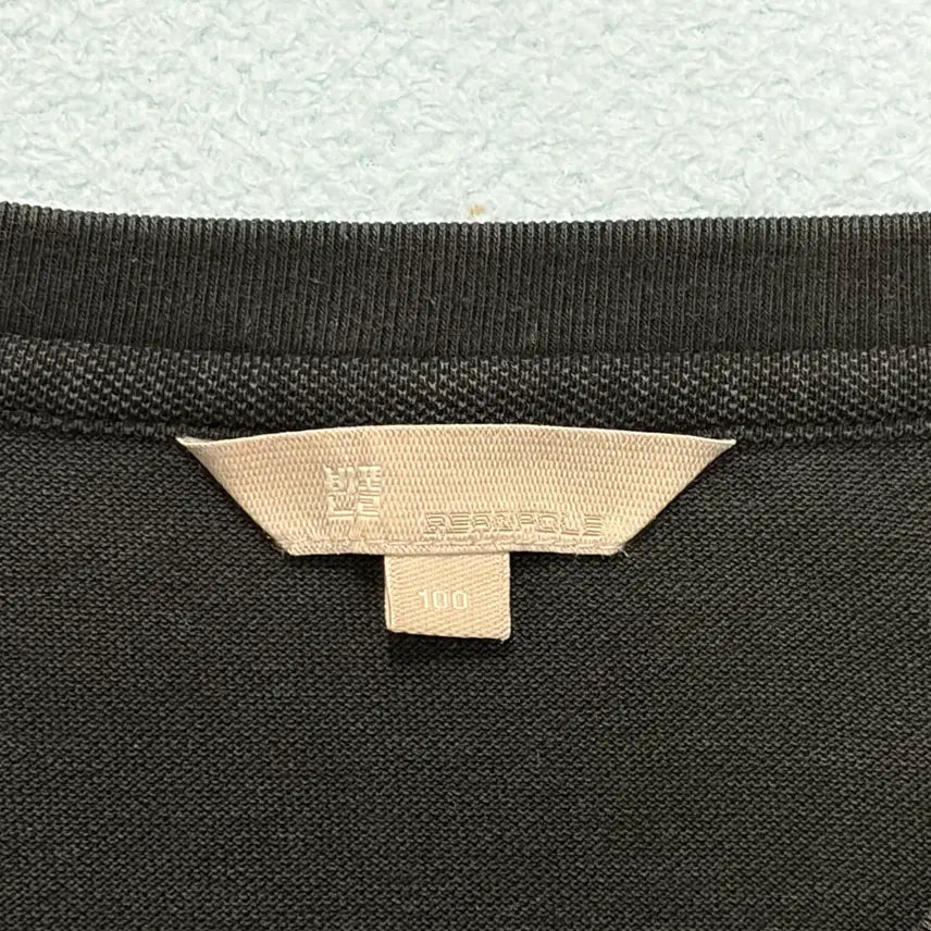 [BUNJANG] Beanpole Black Long Sleeve T-Shirt Size 100 / 100) 빈폴 블랙 긴팔 티셔츠