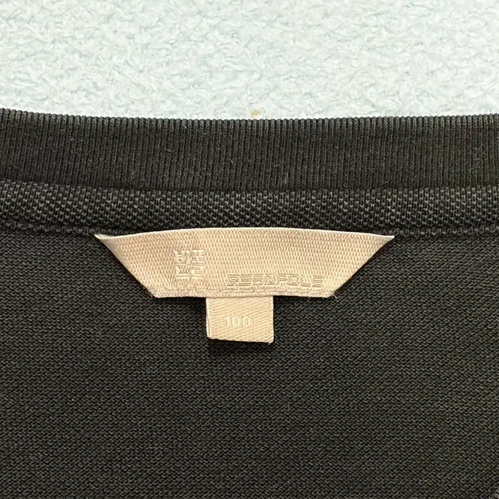 [BUNJANG] Beanpole Black Long Sleeve T-Shirt Size 100 / 100) 빈폴 블랙 긴팔 티셔츠