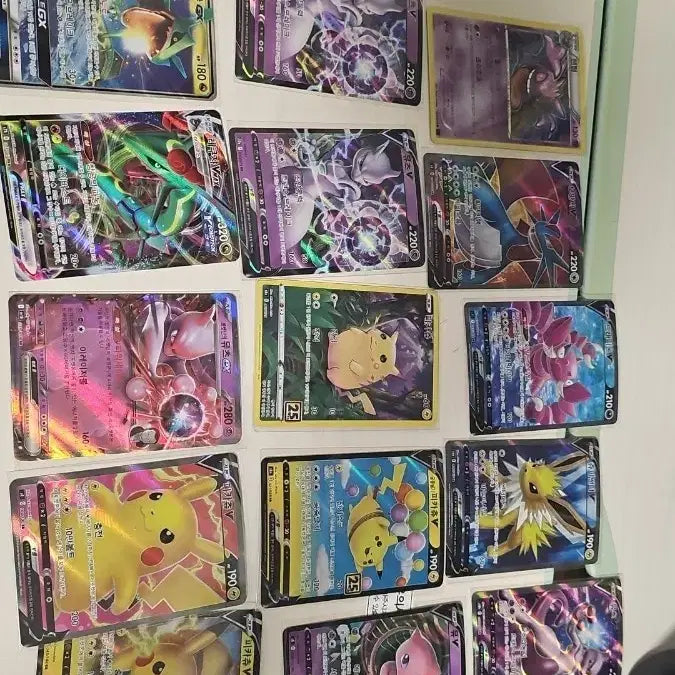 [BUNJANG] Mewtwo Pikachu Rayquaza SR Rare Trading Cards Bundle / 뮤츠 피카츄 SR 레쿠쟈 등 희귀매물
