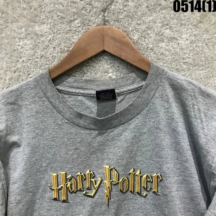 [BUNJANG] Harry Potter Grey T-Shirt Size S / 해리포터 반팔 티셔츠 회색 s
