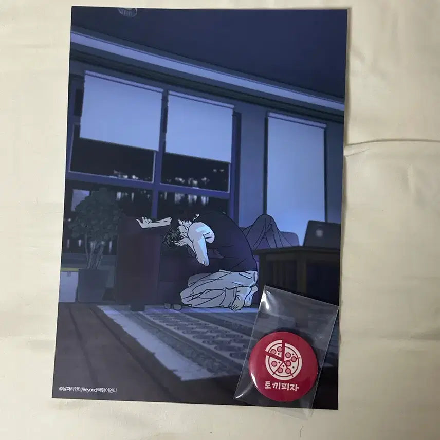 [BUNJANG] X:EARLY Happy Together Menu Poster + Can Badge Bundle Set / 비온 해피투게더 메뉴 포스터+ 캔뱃지 일괄