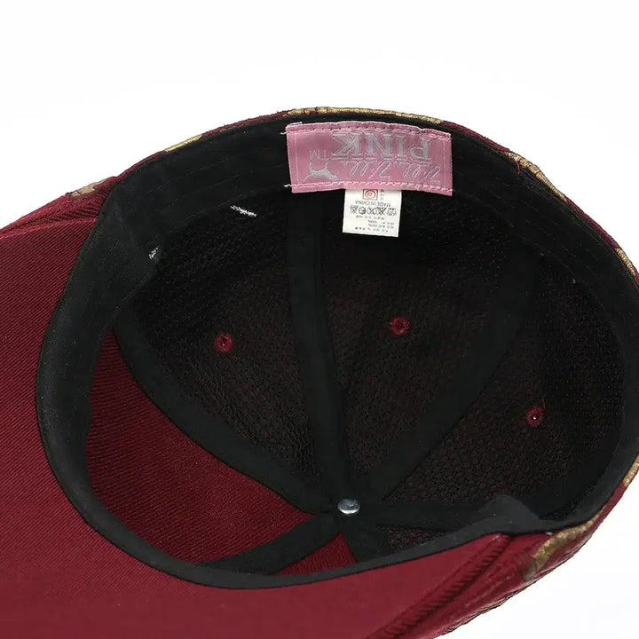 [BUNJANG] Villa Hunting Cap Gold Pattern Logo 57cm / 57cm 빌라 헌팅캡 금장 패턴 로고 / C005P -012